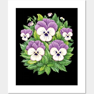 pansy dementia Posters and Art